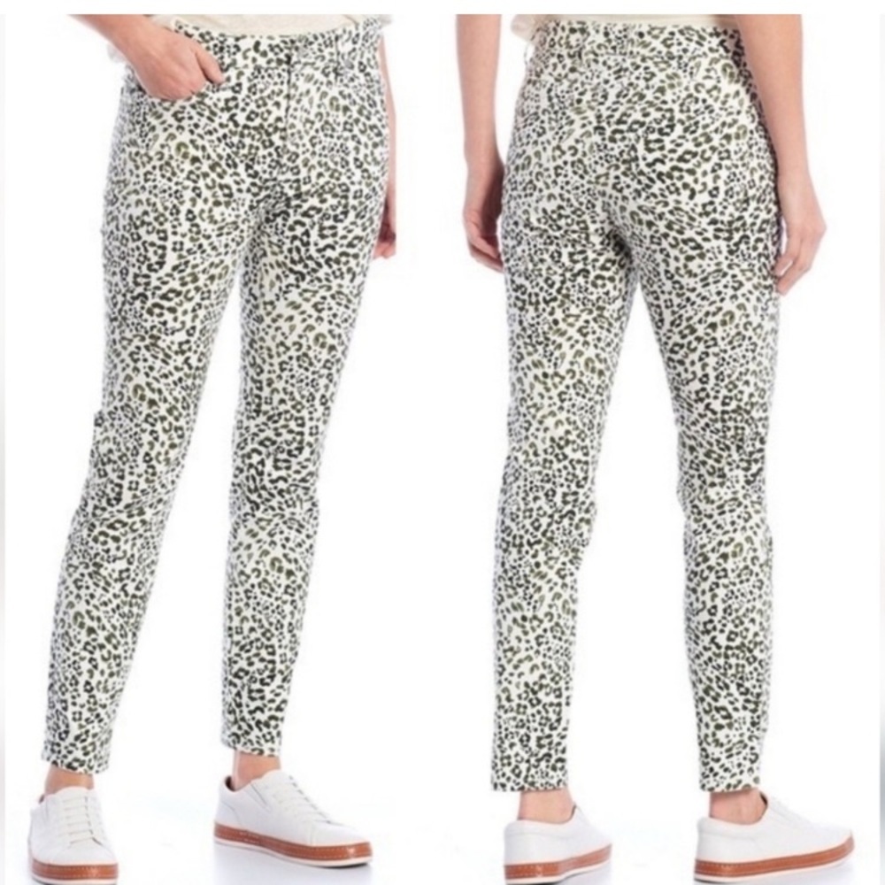 Tommy Bahama Ella Twill High Rise Ankle Pants Coconut, Sz 8, 28”, Cotton​